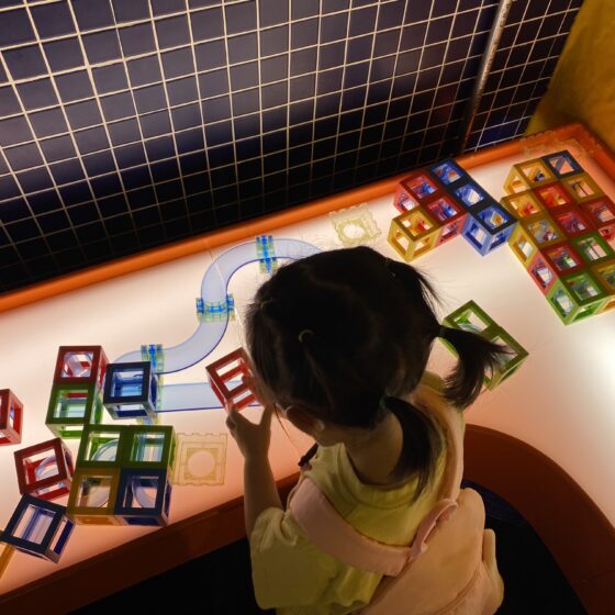 흥미를 많이 갖는 장난감 그리고 교구